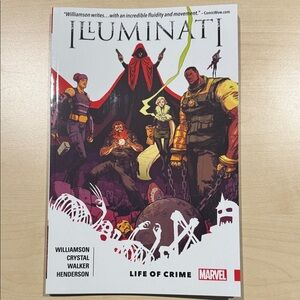 Marvel Illuminati: Life of Crime Comic with Red and Black Cover